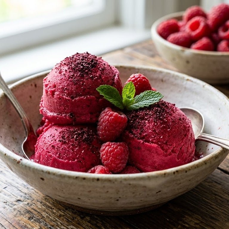 Raspberry Sumac Sorbetto